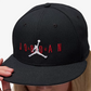 Jordan | PRO STRUCTURED HAT { BLACK/LT SMOKE GREY/WHITE