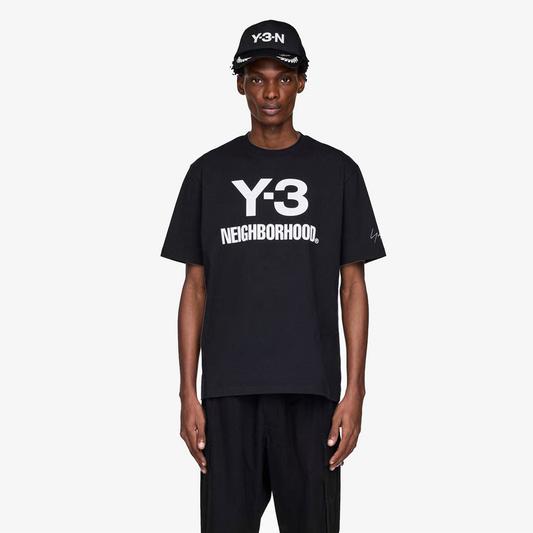 Y-3 | NBHD LOGO TEE { BLACK