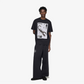Y-3 | NBHD GRAPHIC TEE { BLACK/WHITE