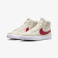 Nike | SB ZOOM BLAZER MID { PALE IVORY/NOBLE RED-SILT RED-WHITE