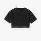 CARHARTT  | SCRIPT CROP TOP { BLACK