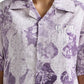 F A R A K | PURPLE ABSTRACT SHIRT { PURPLE/WHITE