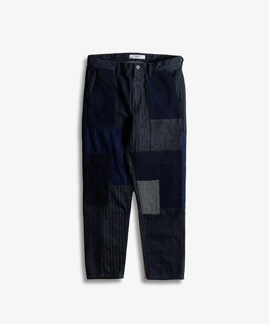 FDMTL | PATCHWORK PANTS RINSE { INDIGO