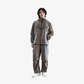 JORDAN | TECH DRI FIT WOVEN COLOR-BLOCK LOOSE OVERSIZED JACKET { CAVE STONE/COOL GREY/BLACK