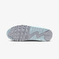 NIKE | AIR MAX 90 { WHITE/LIGHT SILVER-GLACIER BLUE