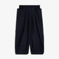 Y-3 | CROPPED TOP FLARED SPORT UNIFORM TRACK PANTS { BLACK