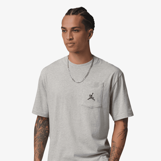 JORDAN | JORDAN T-SHIRT { GREY HEATHER/BLACK