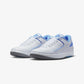 Jordan | AIR JORDAN 2 RETRO LOW  { WHITE/UNIVERSITY BLUE-CEMENT GREY