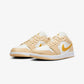 Jordan | AIR JORDAN 1 LOW  { SAIL/YELLOW OCHRE-PALE VANILLA-WHITE