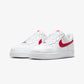 Nike | AIR FORCE 1 '07 { WHITE/UNIVERSITY RED