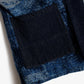 FDMTL | JACQUARD BORO HAORI RINSE { INDIGO