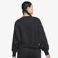 Nike | CREW-NECK FLEECE SWEATSHIRT  { BLACK/SAIL/FIELD PURPLE