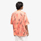 F A R A K | CORAL BLOCK PRINTED T-SHIRT { PINK/PINK