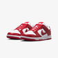 NIKE | DUNK LOW SE { WHITE/UNIVERSITY RED-WHITE