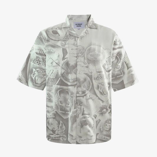 ALMOST GODS | AEGIS RELAXED SHIRT { BROWN