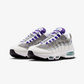 Nike | AIR MAX 95 "BIG BUBBLE" { WHITE/COURT PURPLE-EMERALD GREEN