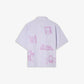 EDWIN | EDWIN READER'S CLUB SHIRT SS { LILA WHITE