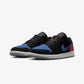 JORDAN | AIR JORDAN 1 LOW { BLACK/SUMMIT WHITE-TRUE BLUE-VARSITY RED