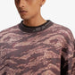 ALMOST GODS | EMBERSTRIPE CAMOUFLAGE BOXY SWEATSHIRT { CLAY