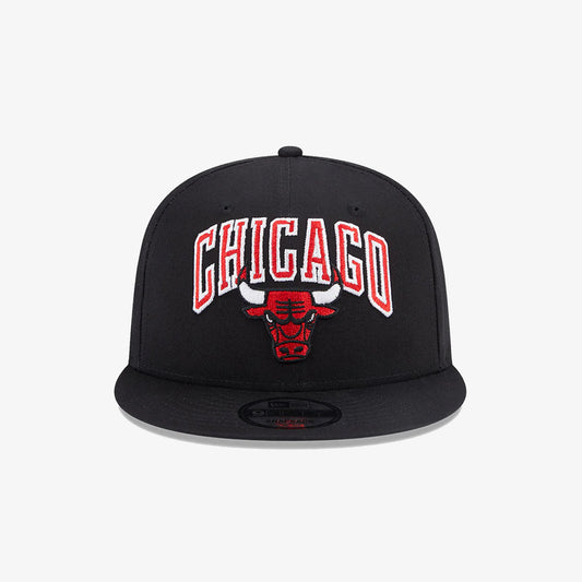 CHICAGO BULLS NBA PATCH BLACK 9FIFTY SNAPBACK CAP 'BLACK'