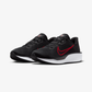 Nike | QUEST 6 { BLACK/UNIVERSITY RED-WHITE