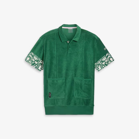 PUMA | THE FAIRGROUNDS TERRY BASKETBALL POLO { VINE
