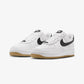 NIKE | AIR FORCE 1 '07 { WHITE/BLACK-GUM LIGHT BROWN
