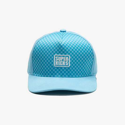 CHECKERBOARD CAP 'BLUE'