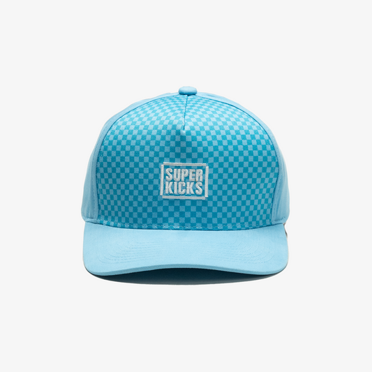 Superkicks | CHECKERBOARD CAP  { BLUE