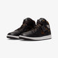 JORDAN | AIR JORDAN 1 MID SE { BLACK/CHALK-VELVET BROWN