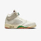 JORDAN | AIR JORDAN 5 RETRO "EL GITRO" { SAIL/DARK PONY-COCONUT MILK-PINE GREEN