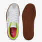 PUMA | PALERMO { WHITE/FLURO PINK PES