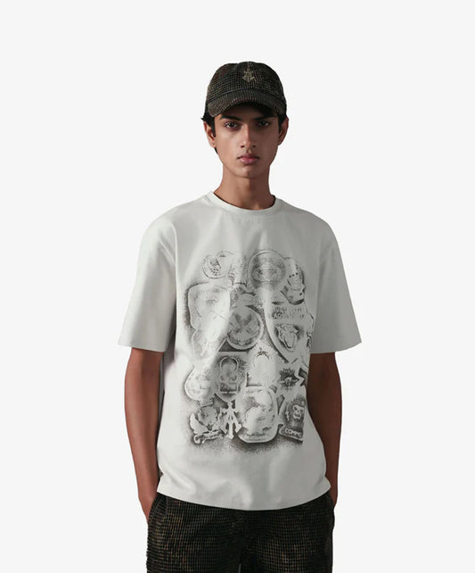 ALMOST GODS | AEGIS RELAXED TEE { GRAY