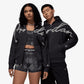 JORDAN | MVP FULL ZIP FLEECE HOODIE { OFF NOIR/SAIL/SAIL