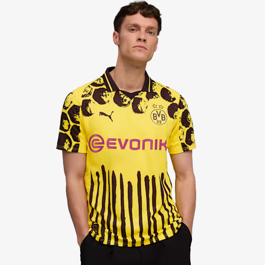 PUMA | X KIDSUPER BVB REPLICA JERSEY { YELLOW/PUMA BLACK
