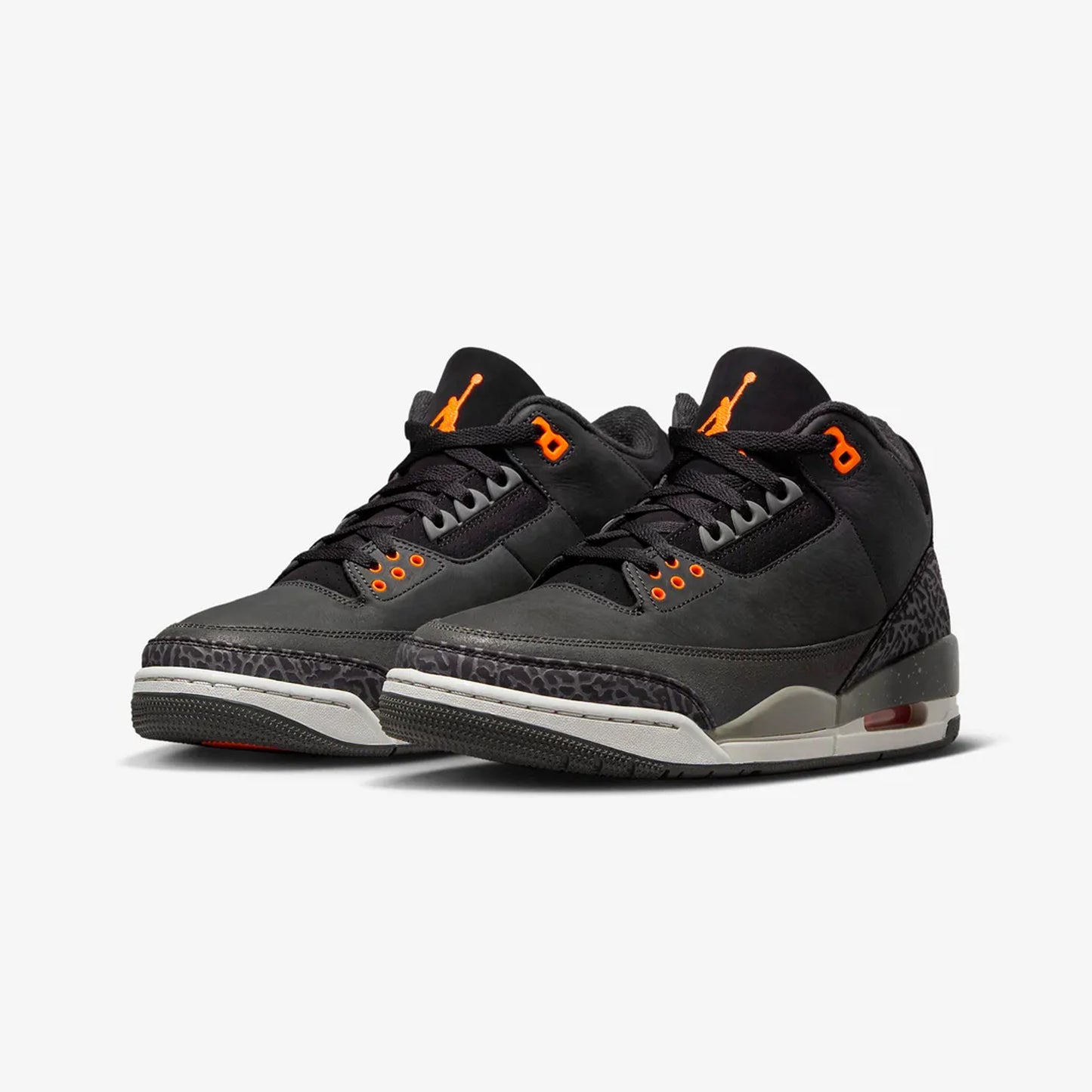 AIR JORDAN 3 "FEAR" 'NIGHT STADIUM/TOTAL ORANGE-BLACK'