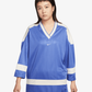 NIKE | SPORTSWEAR OVERSIZED JERSEY TUNIC { LT MEDIUM BLUE/CHALK/CHALK