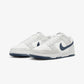NIKE | DUNK LOW RETRO { SUMMIT WHITE/MIDNIGHT NAVY-PLATINUM TINT