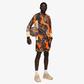 PUMA | LAFRANCÉ HEEM ALL-OVER PRINT 6" SHORTS { ORANGE GLO-AOP