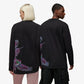Y-3 | GRAPHIC LONG SLEEVE LONG-SLEEVE TOP { BLACK