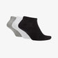 NIKE | PERFORMANCE LIGHTWEIGHT TRAINING NO-SHOW SOCKS (3 PAIRS) { MULTI