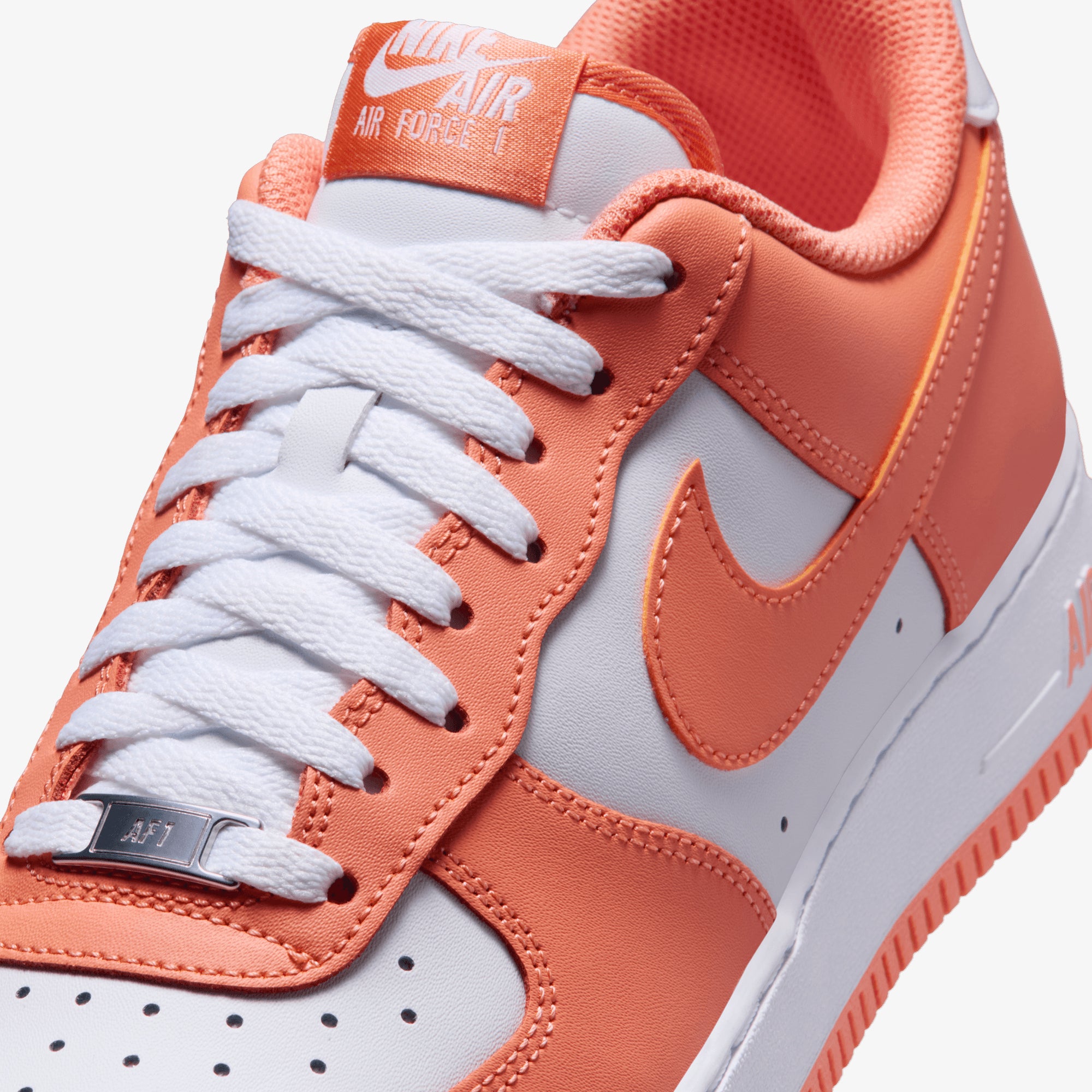 Nike | AIR FORCE 1 '07 { WHITE/WHITE/ORANGE FROST – Superkicks