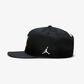 Jordan | ESSENTIALS PRO STRUCTURED FLAT BILL HAT { BLACK/KELLY GREEN/SAIL