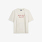 ALMOST GODS | LOGO RELAXED TEE { OFF WHITE