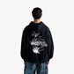 F A R A K | NAADAN PARINDEY HOODIE { BLACK