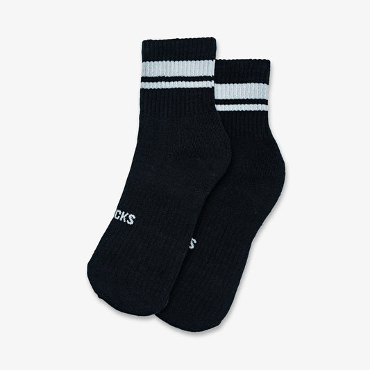 Superkicks | CREW SOCKS  { BLACK