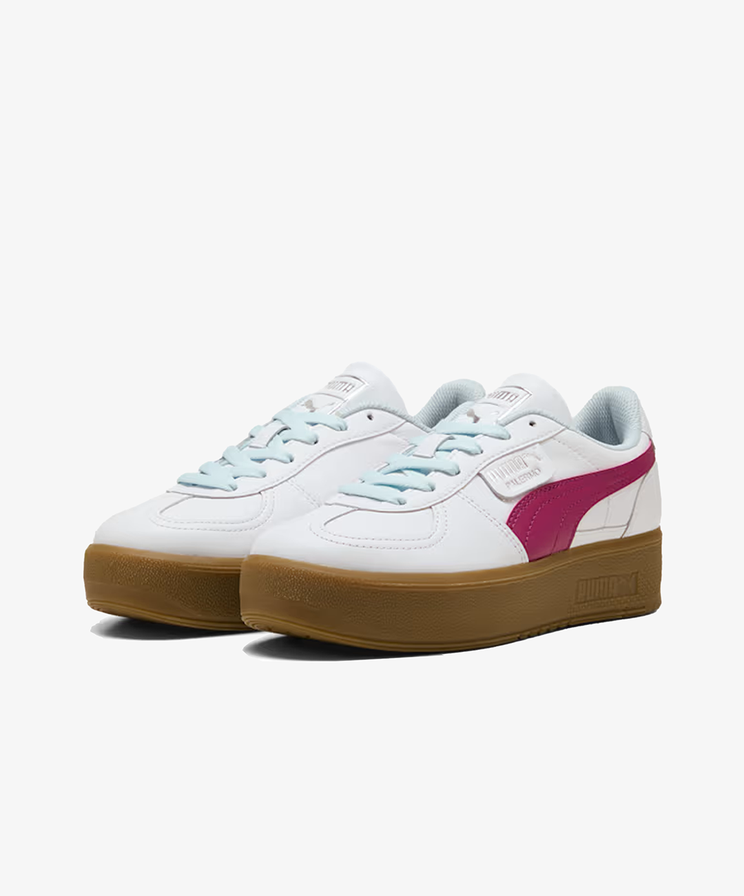 PUMA | PALERMO ELEVATA LEATHER { WHITE/BERRY