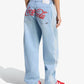 Adidas Originals | X COCA-COLA GFX BANANA PANTS { INDIGO DENIM