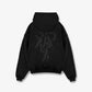 Represent | CHERUB INITIAL HOODIE  { BLACK