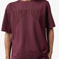ALMOST GODS | GOTHIC RELAXED TEE { PLUM